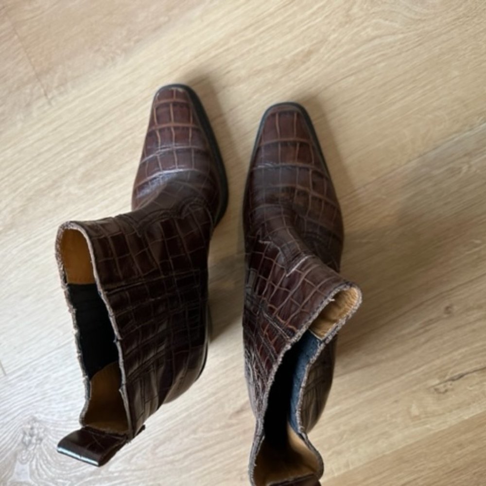 GANNI Size 40 Brown Boots